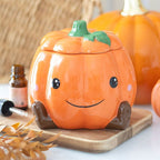 Cute Smiling Pumpkin Oil Burner and Wax Warmer | Inspired Creative Gifts | UK Supplier