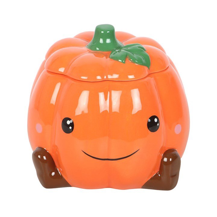Cute Smiling Pumpkin Oil Burner and Wax Warmer | Inspired Creative Gifts | UK Supplier