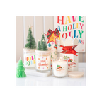 Bah Humbug Orange & Clove Glass Candle with Tree | Candles