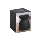 Black Pentagram Cut Out Oil Burner