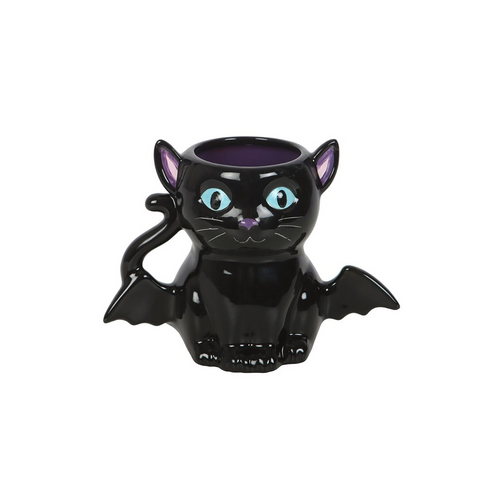 Cute and Creepy Bat Cat Mug
