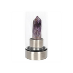 Amethyst Calming Glass Water Bottle