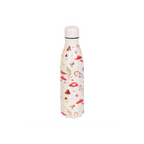 All Over Mushroom Print Metal Water Bottle