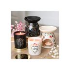 Cream Midnight Bloom Print Oil Burner