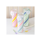 Candy Stripe Candyfloss Tube Candle