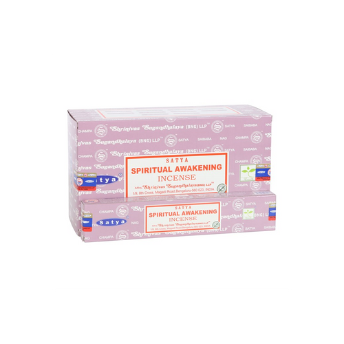 12 Packs of Spiritual Awakening Incense Sticks by Satya