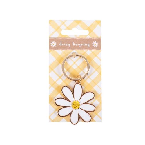Daisy Enamel Keyring | Inspired Creative Gifts | UK Supplier