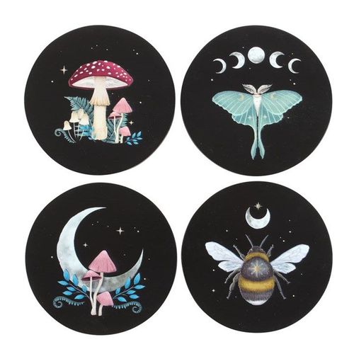Dark Forest Coaster Set | Inspired Creative Gifts | UK Supplier