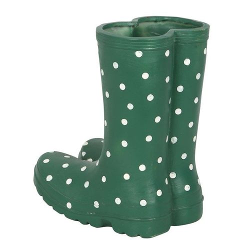 Dark Green Welly Boot Planter | Inspired Creative Gifts | UK Supplier