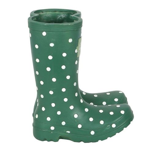 Dark Green Welly Boot Planter | Inspired Creative Gifts | UK Supplier