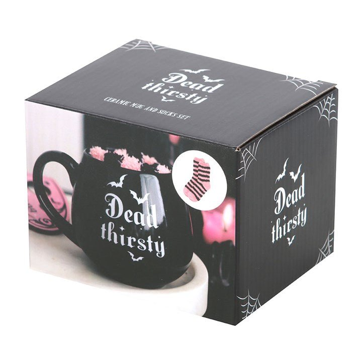 Dead Thirsty Mug and Socks Set | Inspired Creative Gifts | UK Supplier