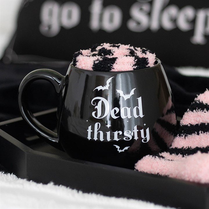 Dead Thirsty Mug and Socks Set | Inspired Creative Gifts | UK Supplier