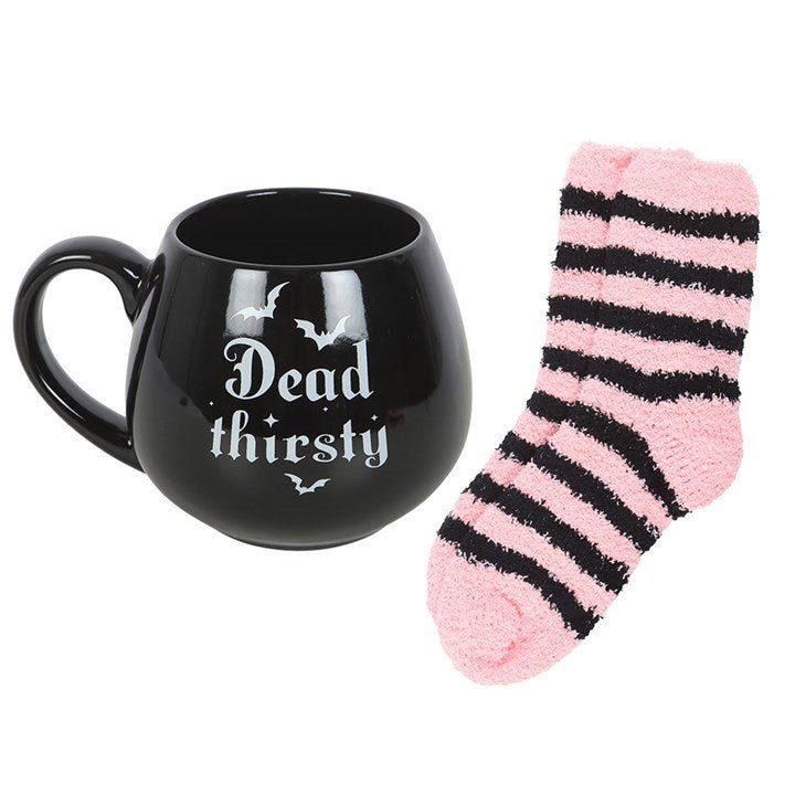 Dead Thirsty Mug and Socks Set | Inspired Creative Gifts | UK Supplier