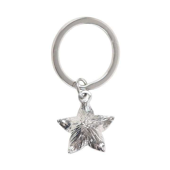 Deadly Nightshade Keyring with Black Obsidian | Inspired Creative Gifts | UK Supplier