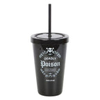 Deadly Poison Plastic Tumbler with Straw | Inspired Creative Gifts | UK Supplier