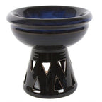 Deep Bowl Blue Oil Burner and Wax Warmer | Inspired Creative Gifts | UK Supplier