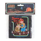 Demon Cat Coaster by Steven Rhodes | Inspired Creative Gifts | UK Supplier