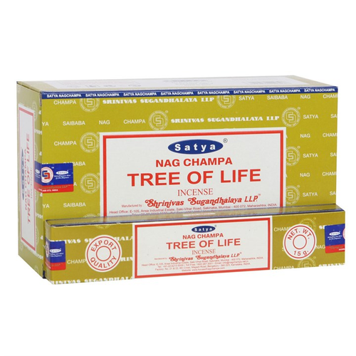 12 Packs of Tree of Life Incense Sticks by Satya | Incense Sticks & Cones | Inspired Creative Gifts