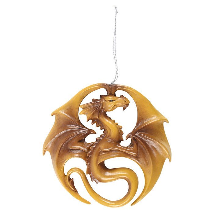 Dragon Medal Hanging Ornament by Anne Stokes | Inspired Creative Gifts | UK Supplier