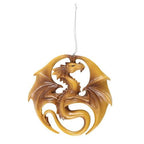 Dragon Medal Hanging Ornament by Anne Stokes | Inspired Creative Gifts | UK Supplier