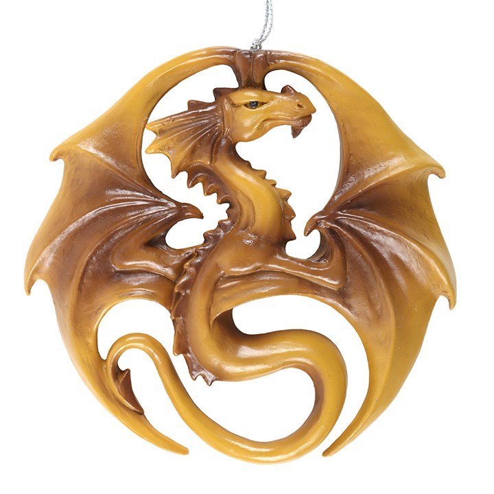 Dragon Medal Hanging Ornament by Anne Stokes | Inspired Creative Gifts | UK Supplier