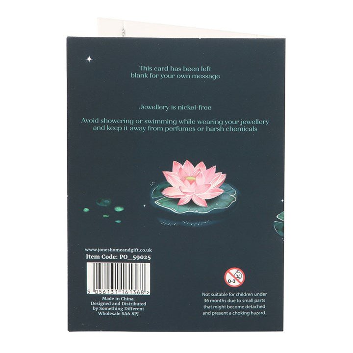 Dragonfly Necklace on Greeting Card | Inspired Creative Gifts | UK Supplier