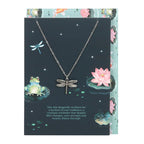 Dragonfly Necklace on Greeting Card | Inspired Creative Gifts | UK Supplier