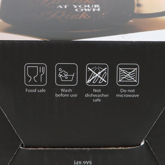 Drink At Your Own Risk Mug | Inspired Creative Gifts | UK Supplier