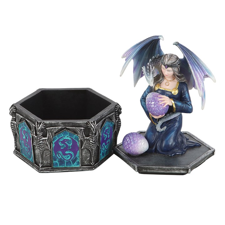 Dragon Friendship Spring Box by Anne Stokes | Trinket, Jewellery & Keepsake Boxes | Inspired Creative Gifts