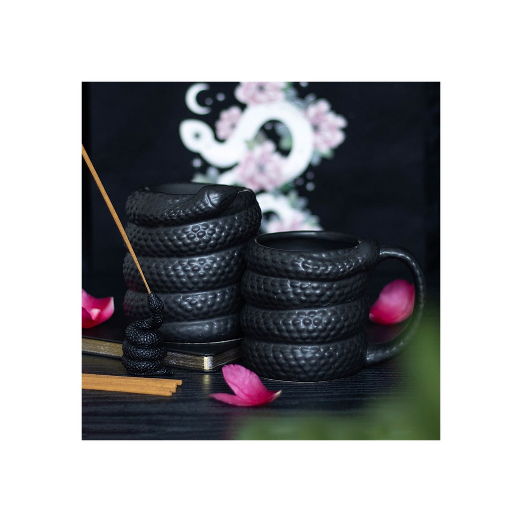 Black Snake Oil Burner and Wax Warmer