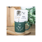 Ace of Spades Mug with Spade Spoon for Father's Day