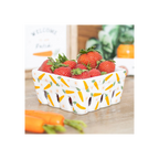 Carrot Patch Ceramic Berry Basket | Tableware