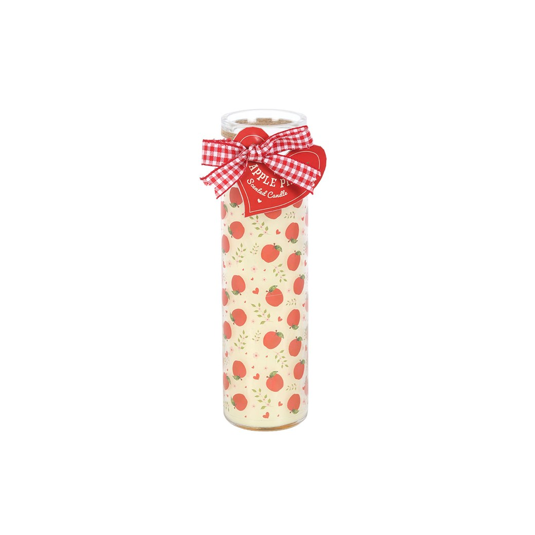 Apple Print Apple Pie Tube Candle | Candles | Inspired Creative Gifts