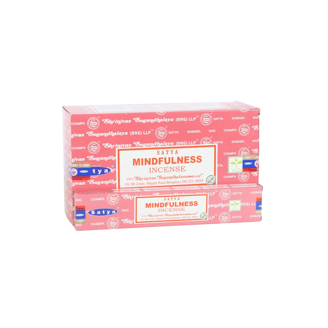 12 Packs of Mindfulness Incense Sticks by Satya | Incense Sticks & Cones | Inspired Creative Gifts