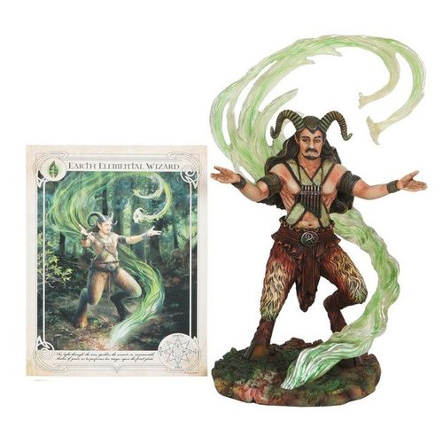 Earth Elemental Wizard Figurine by Anne Stokes | Inspired Creative Gifts | UK Supplier