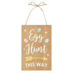 Easter Egg Hunt Hanging Sign | Inspired Creative Gifts | UK Supplier