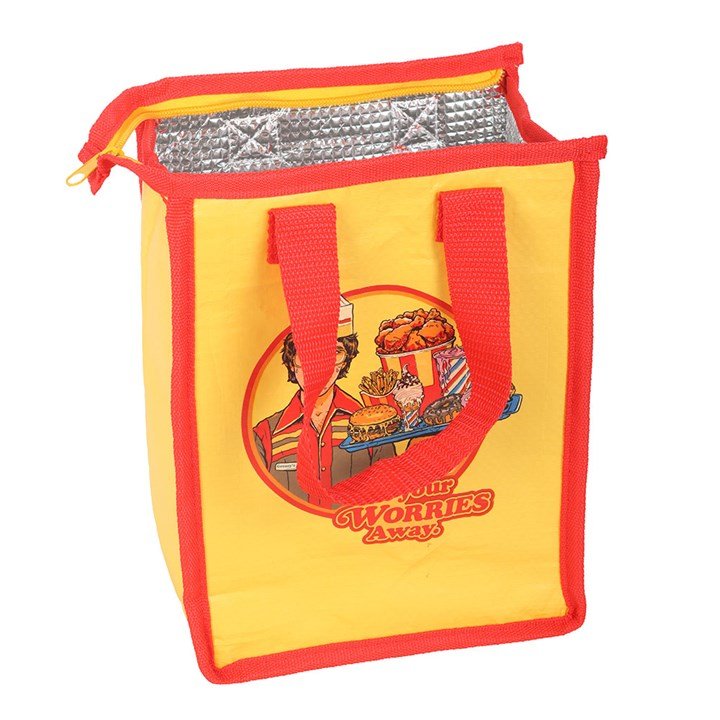 Eat Your Worries Lunch Bag by Steven Rhodes | Inspired Creative Gifts | UK Supplier