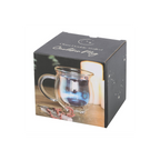 Clear Double Walled Glass Cauldron Mug
