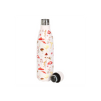 All Over Mushroom Print Metal Water Bottle