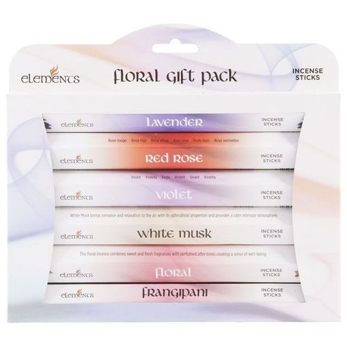 Elements Floral Fragrances Incense Stick Gift Pack | Inspired Creative Gifts | UK Supplier