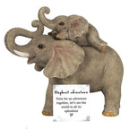 Elephant Adventure Mother and Baby Elephant Ornament | Inspired Creative Gifts | UK Supplier