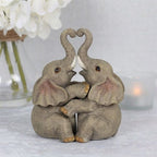 Elephant Embrace Elephant Couple Ornament | Inspired Creative Gifts | UK Supplier