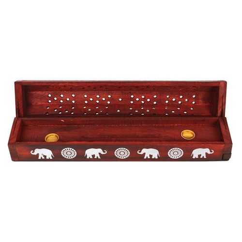 Elephant Wooden Rosewood Incense Box Set | Inspired Creative Gifts | UK Supplier