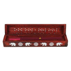 Elephant Wooden Rosewood Incense Box Set | Inspired Creative Gifts | UK Supplier