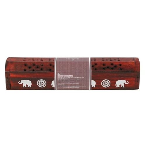 Elephant Wooden Rosewood Incense Box Set | Inspired Creative Gifts | UK Supplier