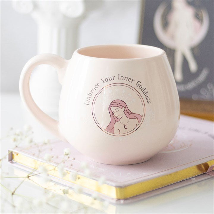 Embrace Your Inner Goddess Rounded Mug | Inspired Creative Gifts | UK Supplier