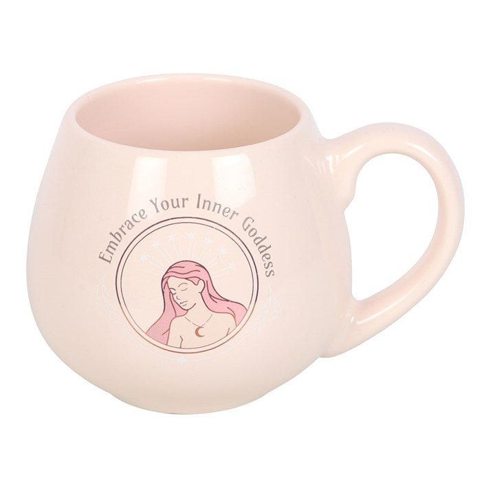 Embrace Your Inner Goddess Rounded Mug | Inspired Creative Gifts | UK Supplier