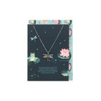 Dragonfly Necklace on Greeting Card | Woman's Necklace | Inspired Creative Gifts