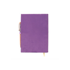 Book of Spells Journal with Amethyst Crystal Pen | Notebook