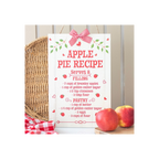 Autumn Skies & Apple Pies Hanging Sign